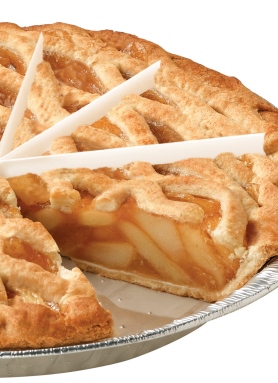 Pie, Apple Lattice, 10", Pre-Sliced 10