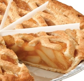 Pie, Apple Lattice, 10", Pre-Sliced 10