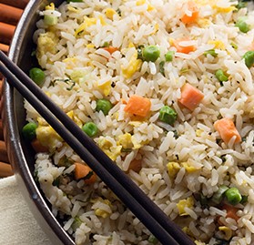 Fried Rice, w/Vegetables, Cooked