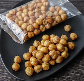 Chickpeas, Roasted & Salted, Clear IW, 1 oz.