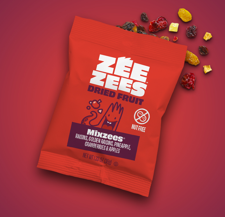 Zee Zees, Dried Fruit, Mixzees, I/W, 1.33oz image