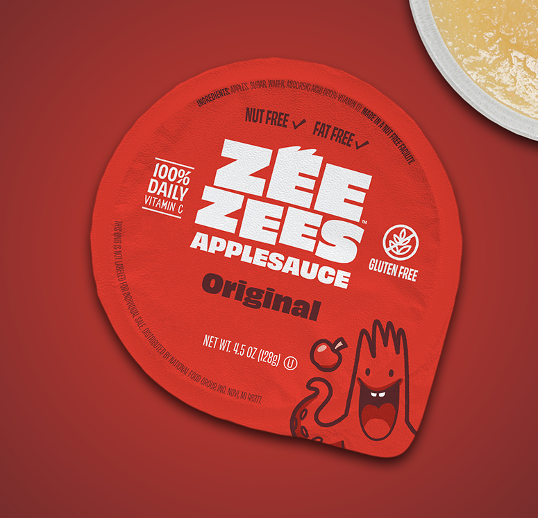 Zee Zees, Applesauce Cup, Original, I/W, 4.5oz image