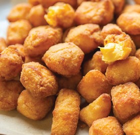 Cheese Curds, Yellow Cheddar Cheese, 2/5lb.