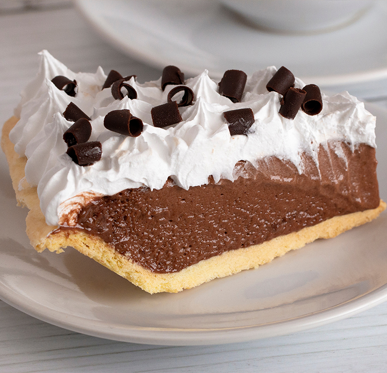 Pie, Cream, Chocolate, 9"