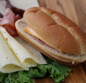 Sandwich, Turkey Bolo & Cheese, Sub Bun, WG, IW, 4.1 oz