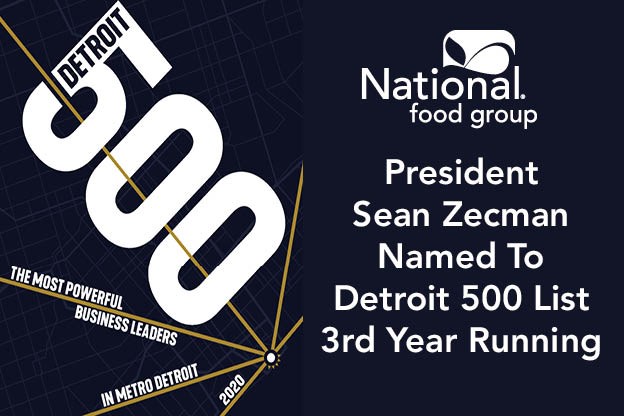 National Food Group President Sean Zecman Named  To Detroit 500