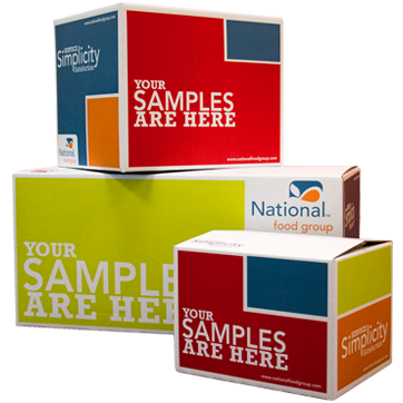 National Food Group sample boxes