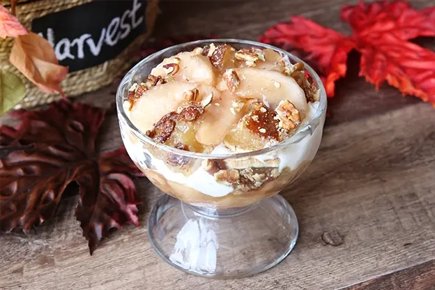 pecan apple parfait